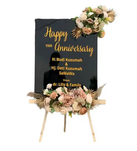 Papan Bunga Akrilik Peken